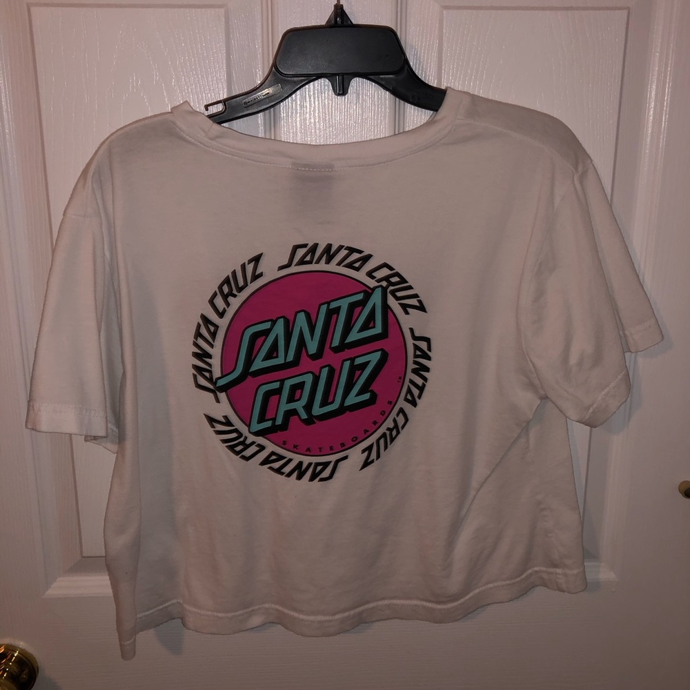 Santa Cruz cropped t-shirt